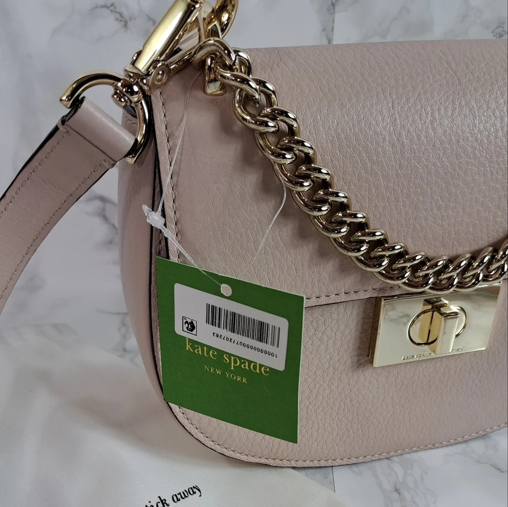 Kate Spade New York Greenwood Place Rita Bag in Tusk and Gold